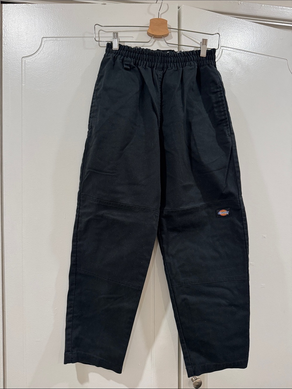 Dickies Black Elastic-Waist Work Pants